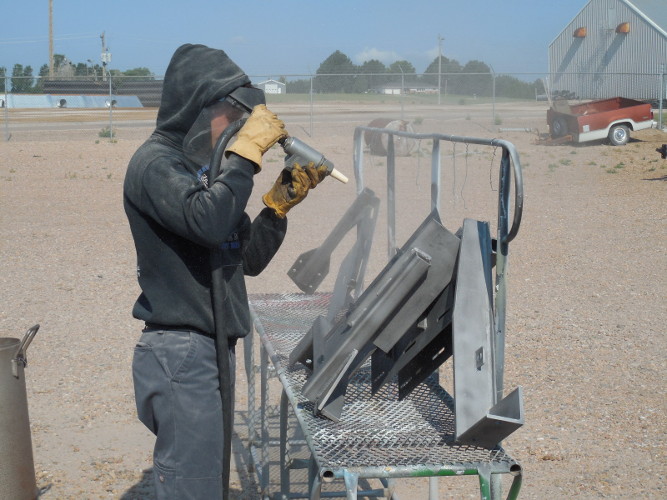 Sandblasting